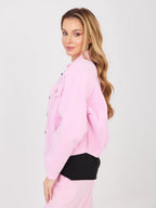 Giacca Bomber in Velluto a Coste con Spille (Hailey)