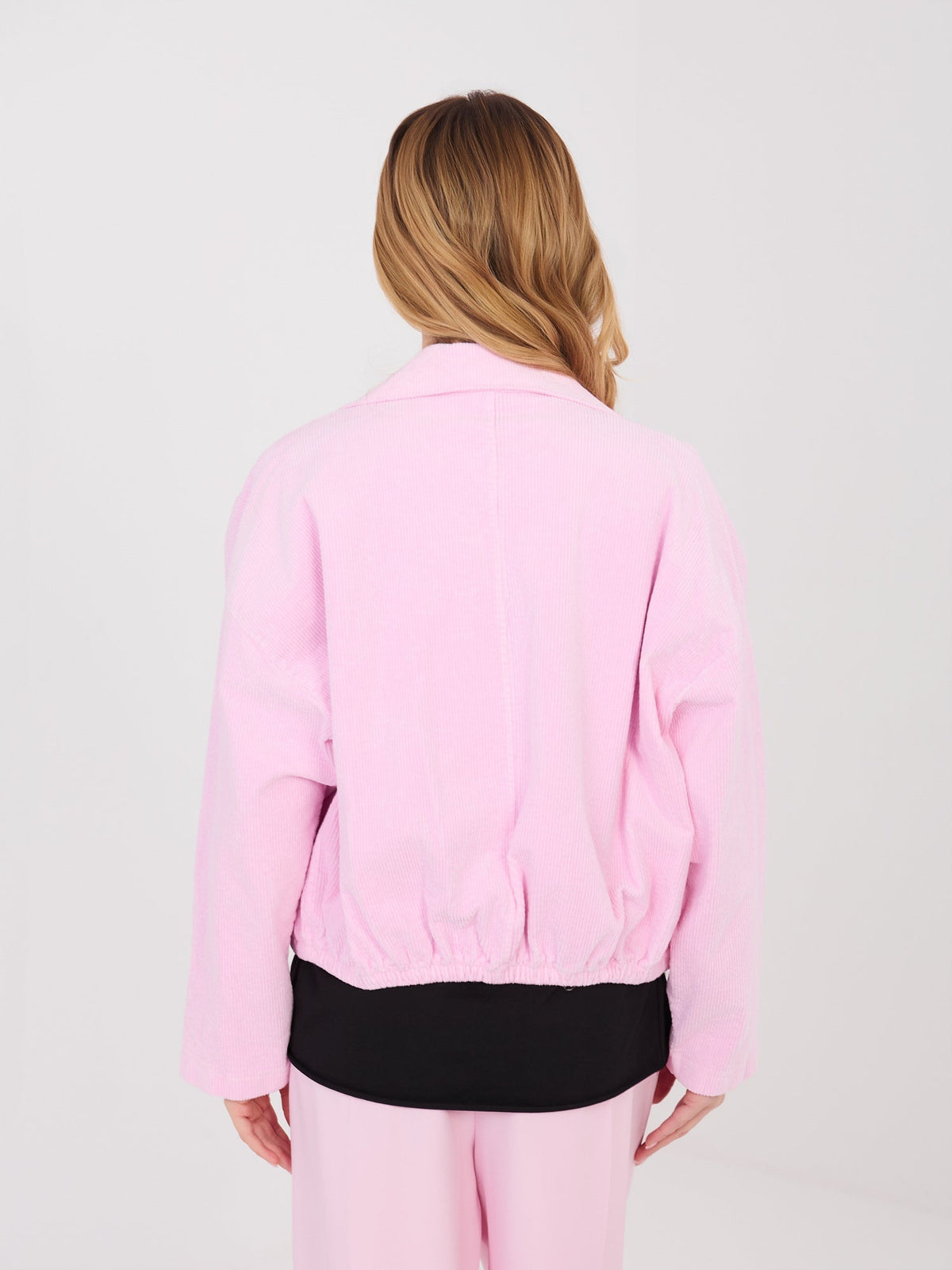 Giacca Bomber in Velluto a Coste con Spille (Hailey)