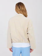 Giacca Bomber in Velluto a Coste con Spille (Hailey)