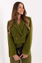 Verde / S/M Giacca/Cappotto corto da donna - Erica - 220230