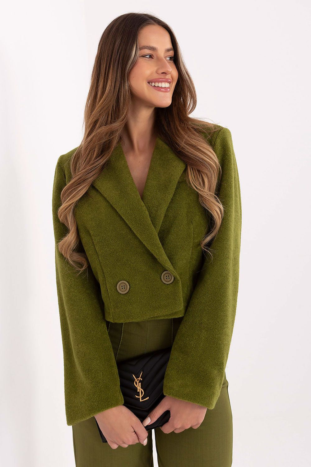 Verde / S/M Giacca/Cappotto corto da donna - Erica - 220230