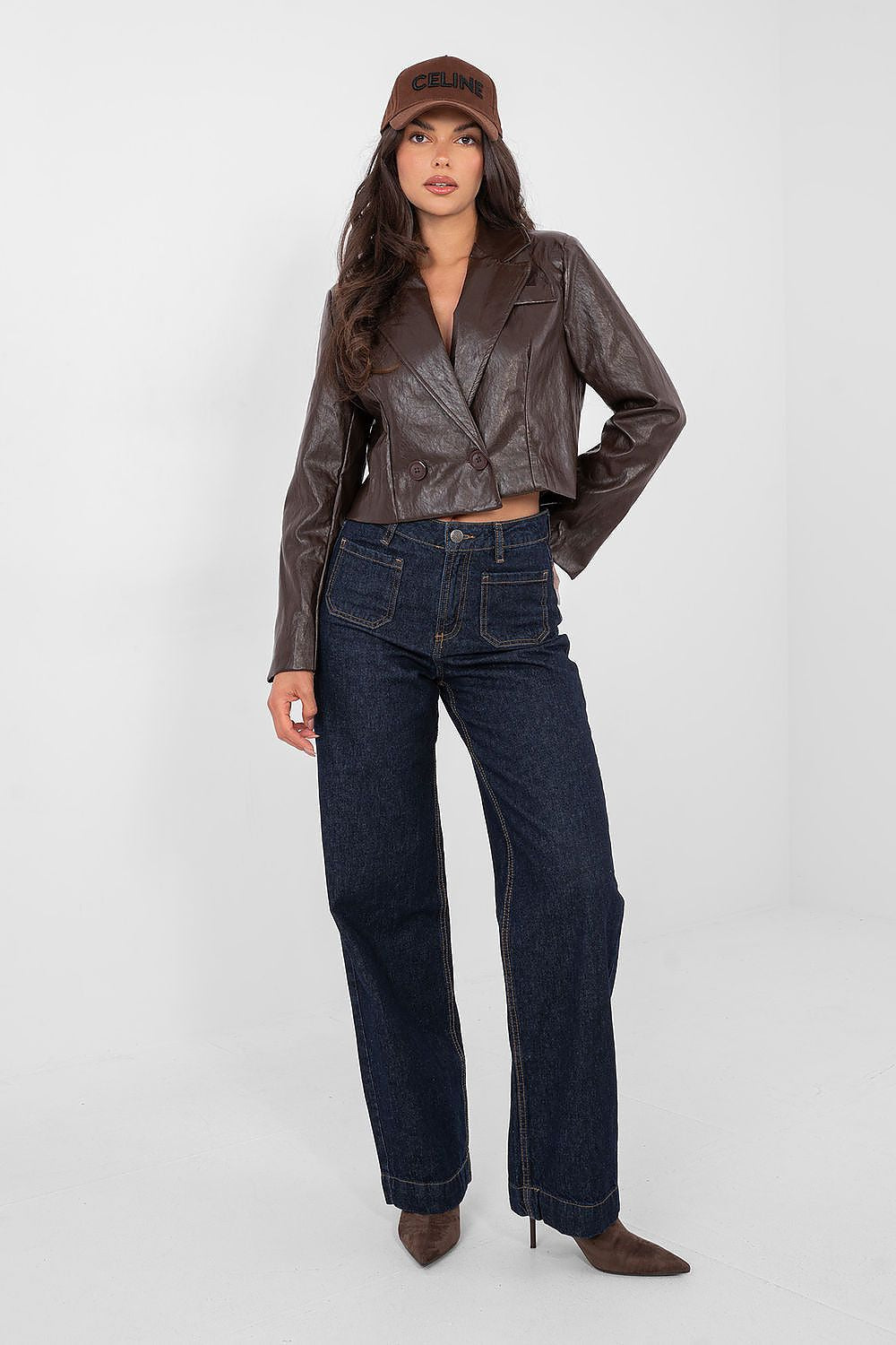 Giacca corta in ecopelle - ERIN - 223828