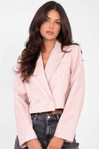 Universale / Rosa Giacca corta in ecopelle - ERIN - 223828