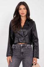 Universale / Nero Giacca corta in ecopelle - ERIN - 223828