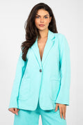 Azzurro / Universale Giacca in cotone da donna - 224281