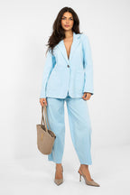 azzurro 2 / Universale Giacca in cotone da donna - 224281