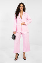 Rosa / Universale Giacca in cotone da donna - 224281