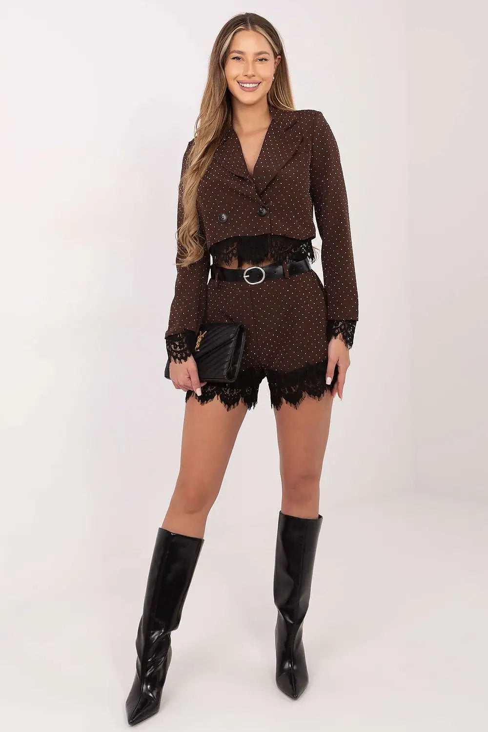 Giacca da donna con piccoli strass e - 222172