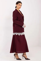 Giacca da donna con revers a punta e finiture in - 222184