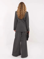 Giacca da donna gessata doppiopetto - 221433