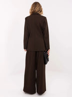 Giacca da donna gessata doppiopetto - 221433