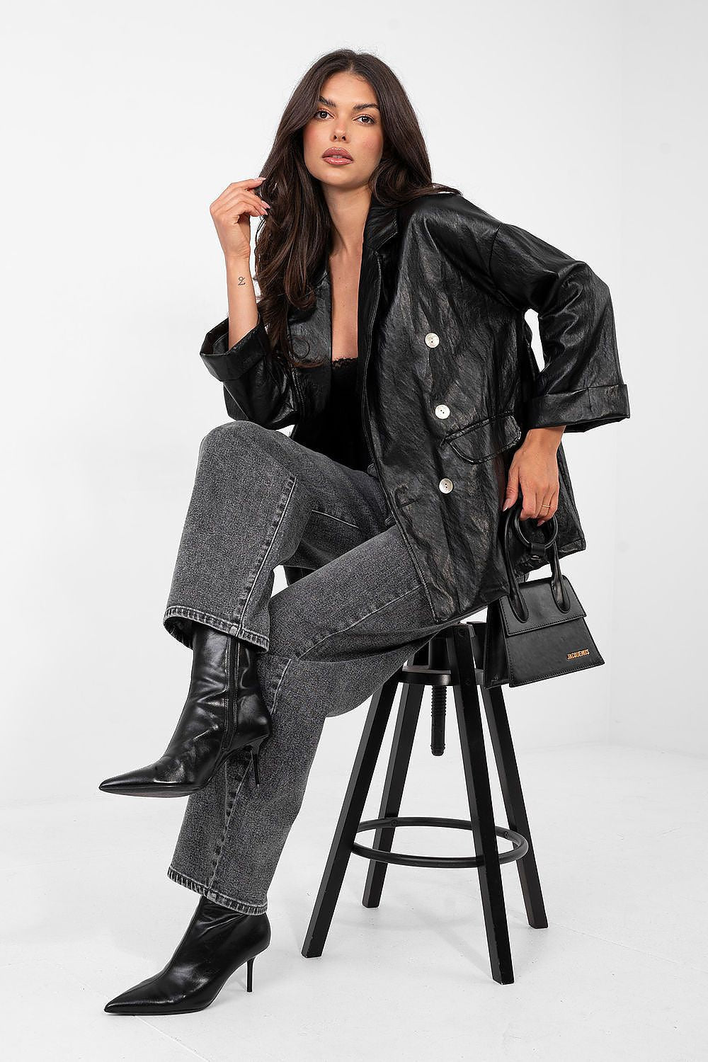 Giacca da donna in ecopelle - ADELINE - 223659