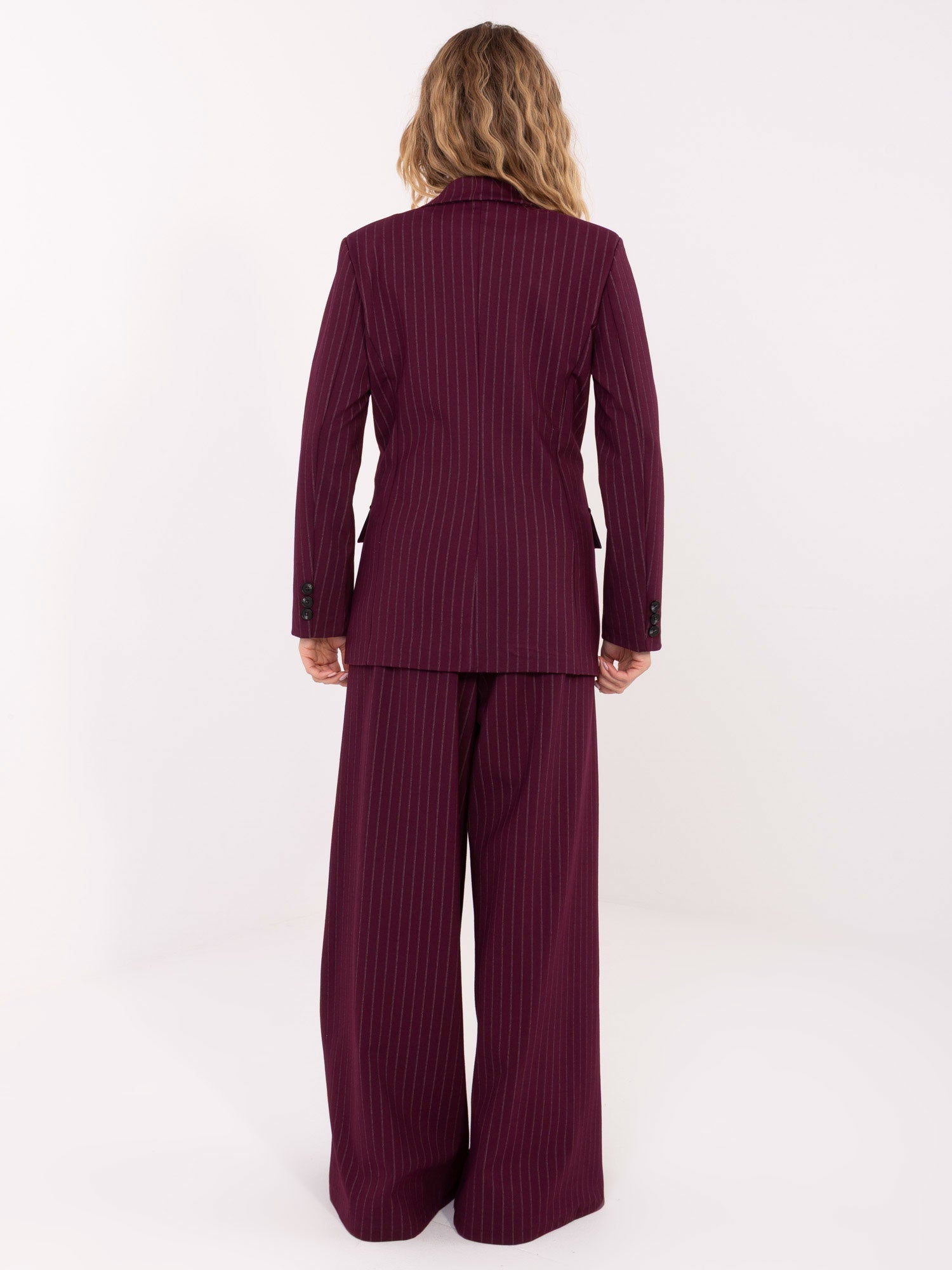 Giacca da donna gessata doppiopetto - 221433