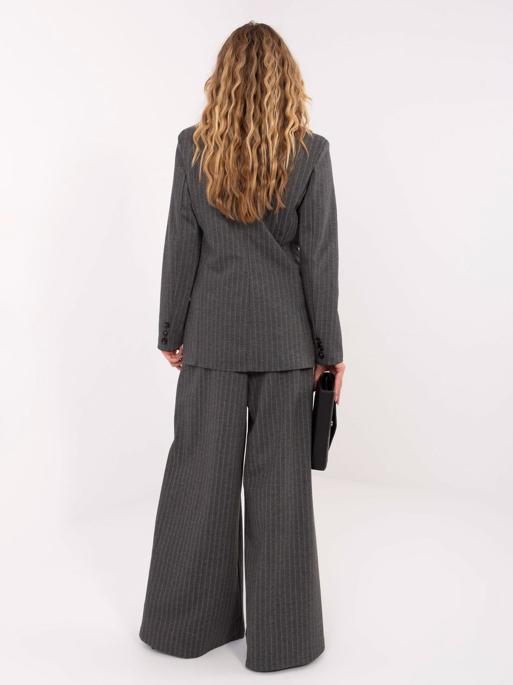 Giacca da donna gessata doppiopetto - 221433