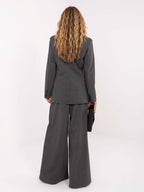 Giacca da donna gessata doppiopetto - 221433