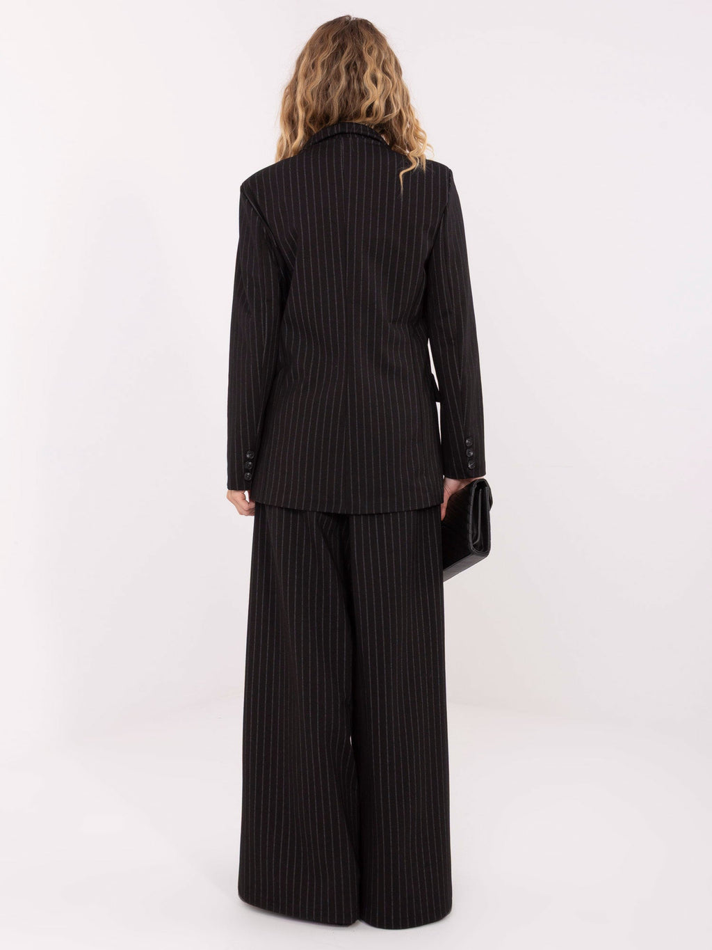 Giacca da donna gessata doppiopetto - 221433