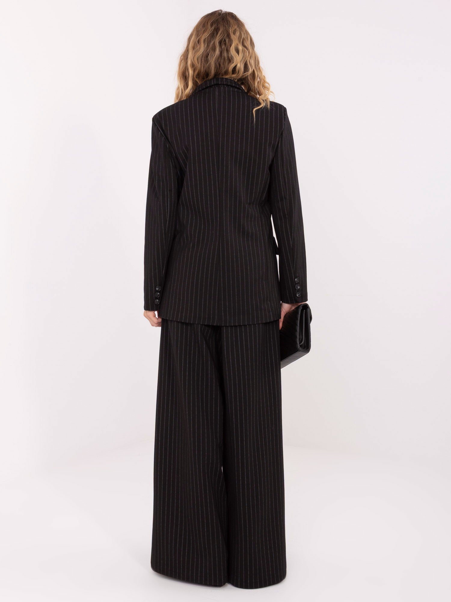 Giacca da donna gessata doppiopetto - 221433