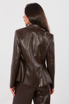 Giacca elegante da donna in ecopelle - NADIA - 223761