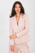 Rosa / S/M Giacca elegante da donna in ecopelle - NADIA