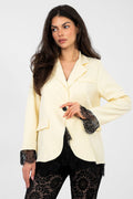 Giallo / Universale Giacca elegante e versatile con bordi