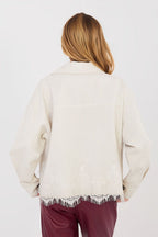 Giacca di jeans donna in cotone alta qualità - 223944