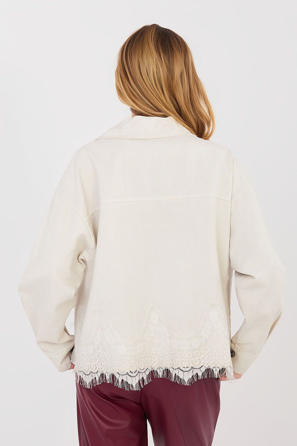 Giacca di jeans donna in cotone alta qualità - 223944