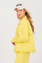 Giacca di jeans donna in cotone alta qualità - 223944