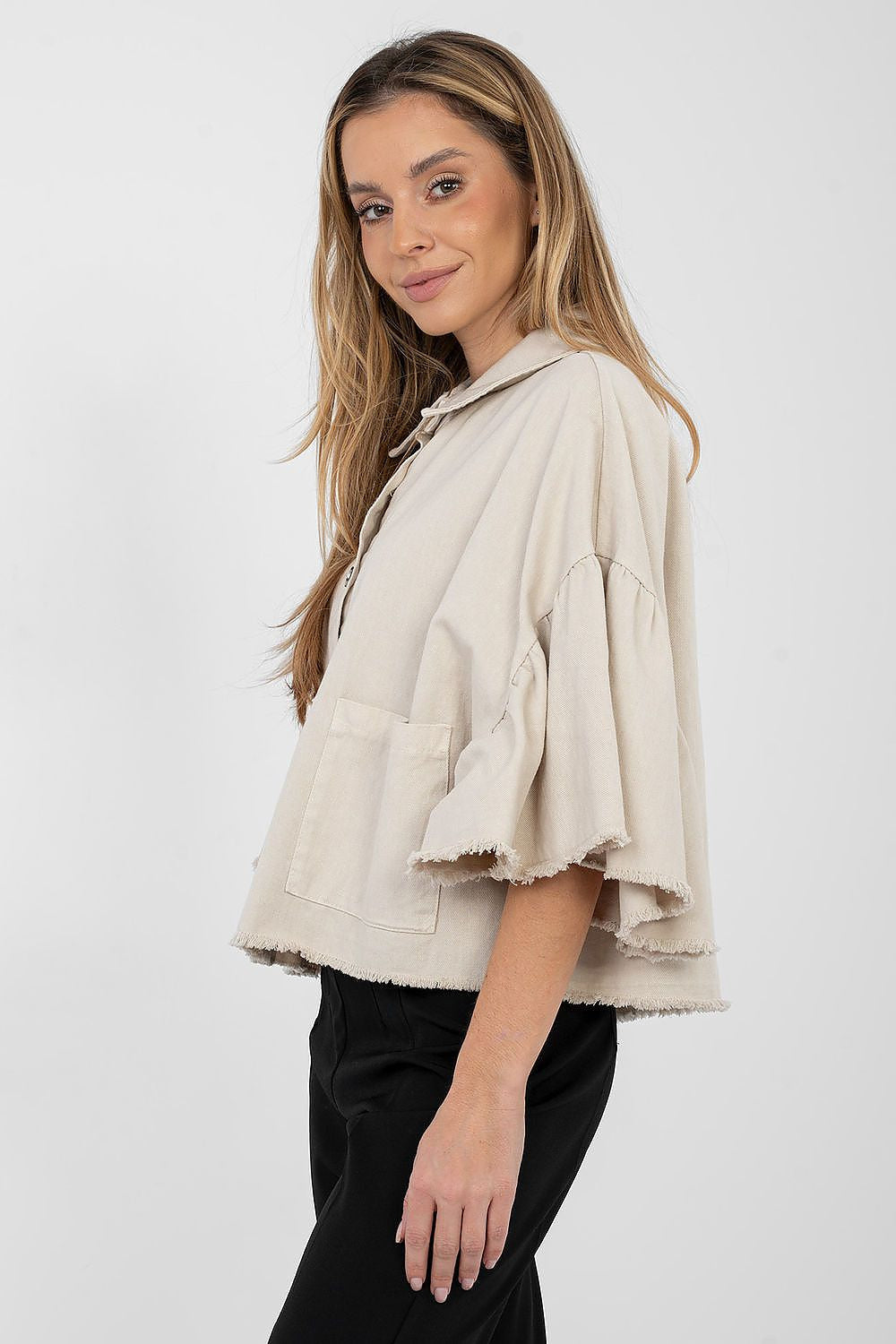 Giacca di jeans manica 3/4 - lDA - 223630