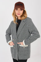nero 3 / S Giacca tweed in cotone di alta qualità