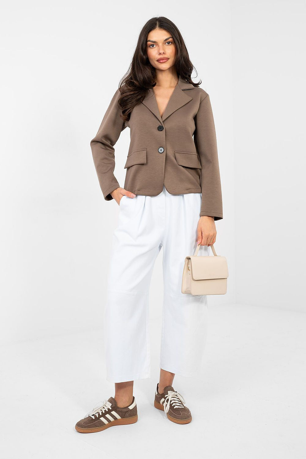 Giacca in viscosa elasticizzata - CAMILLA - 224219