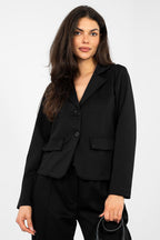 Nero / Universale Giacca in viscosa elasticizzata - CAMILLA