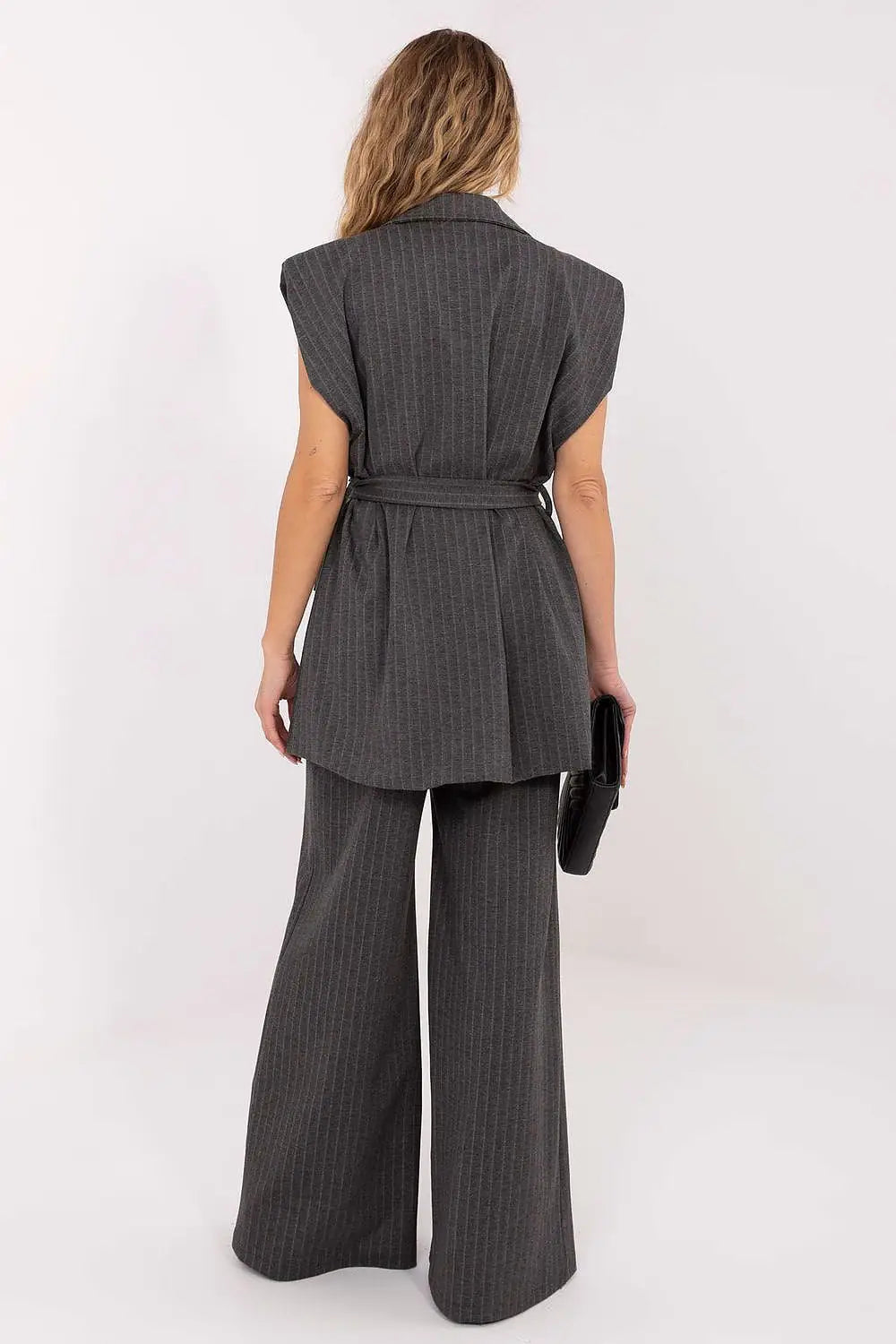 Gilet elegante gessato da donna - 221441