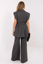 Gilet elegante gessato da donna - 221441