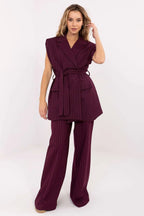 Gilet elegante gessato da donna - 221441