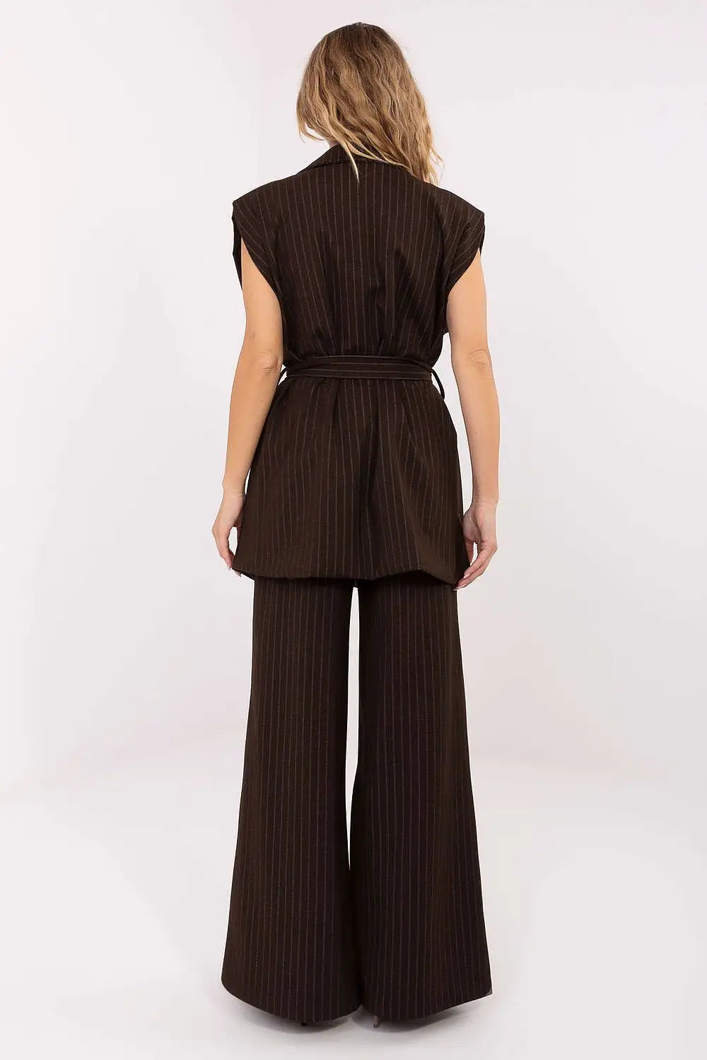 Gilet elegante gessato da donna - 221441