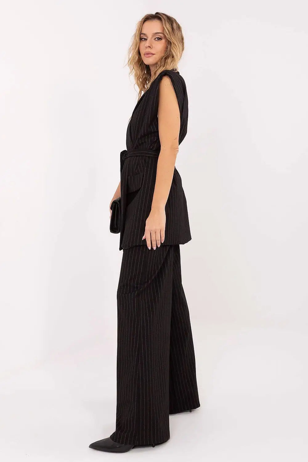 Gilet elegante gessato da donna - 221441