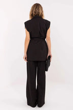 Gilet elegante gessato da donna - 221441