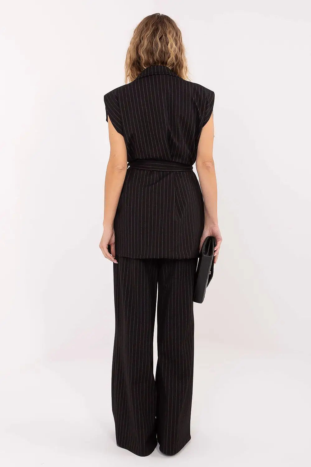 Gilet elegante gessato da donna - 221441