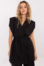 Gilet elegante gessato da donna - 221441