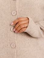 Giovanna - Cardigan Casual in Maglia con Scollo a V