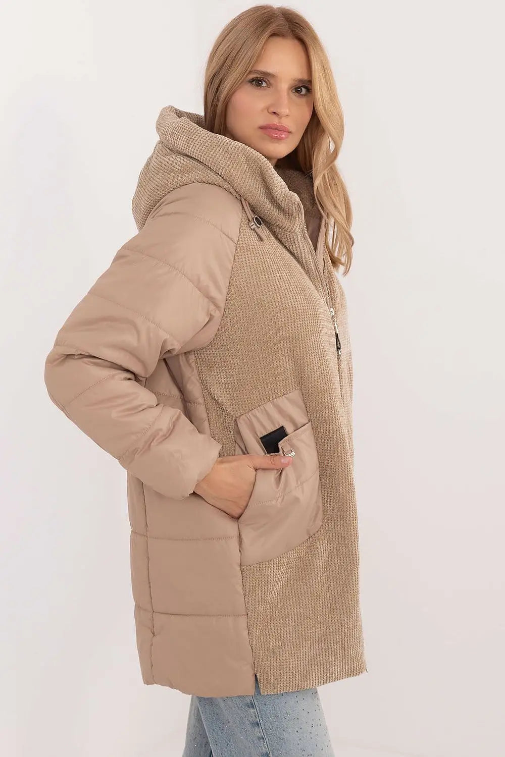 Giubbino da donna con inserti in velluto - 201566