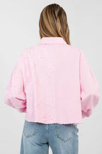 Giubbino in denim di cotone alta qualità - MARINA - 223788