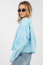 Giubbino in denim di cotone alta qualità - MARINA - 223788