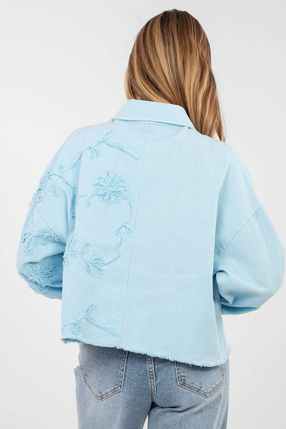 Giubbino in denim di cotone alta qualità - MARINA - 223788