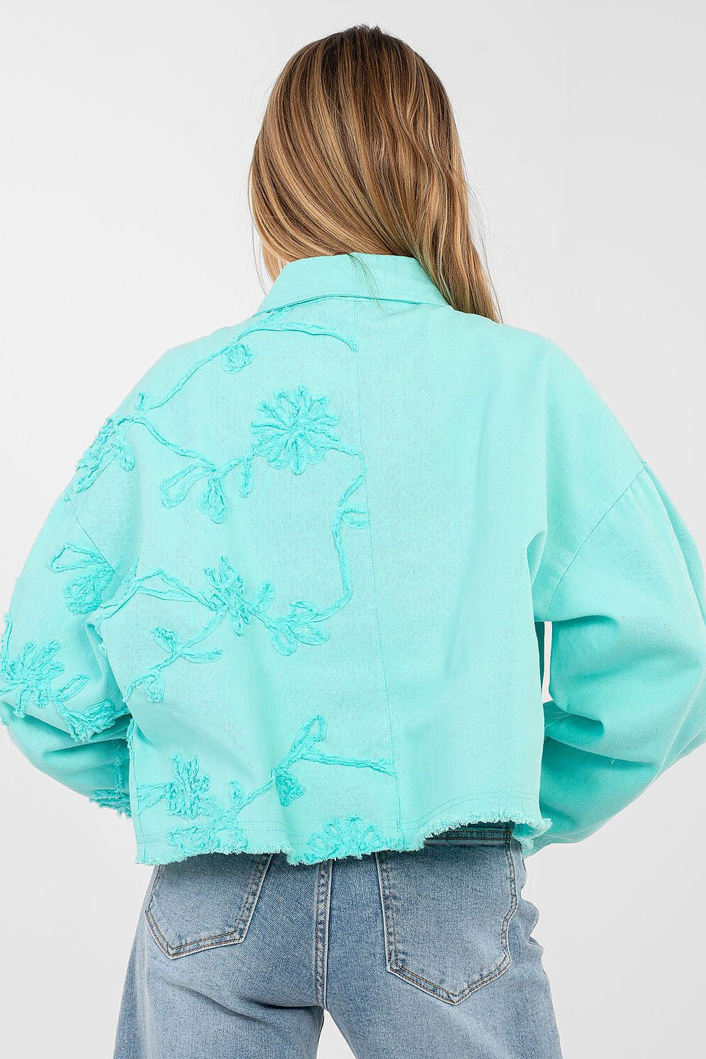 Giubbino in denim di cotone alta qualità - MARINA - 223788