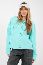 Azzurro / Universale Giubbino in denim di cotone