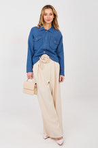 Giubbino in denim di cotone elasticizzato - 223815