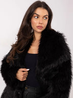 Giubbino elegante in eco-pelliccia morbido e lucido - 220953