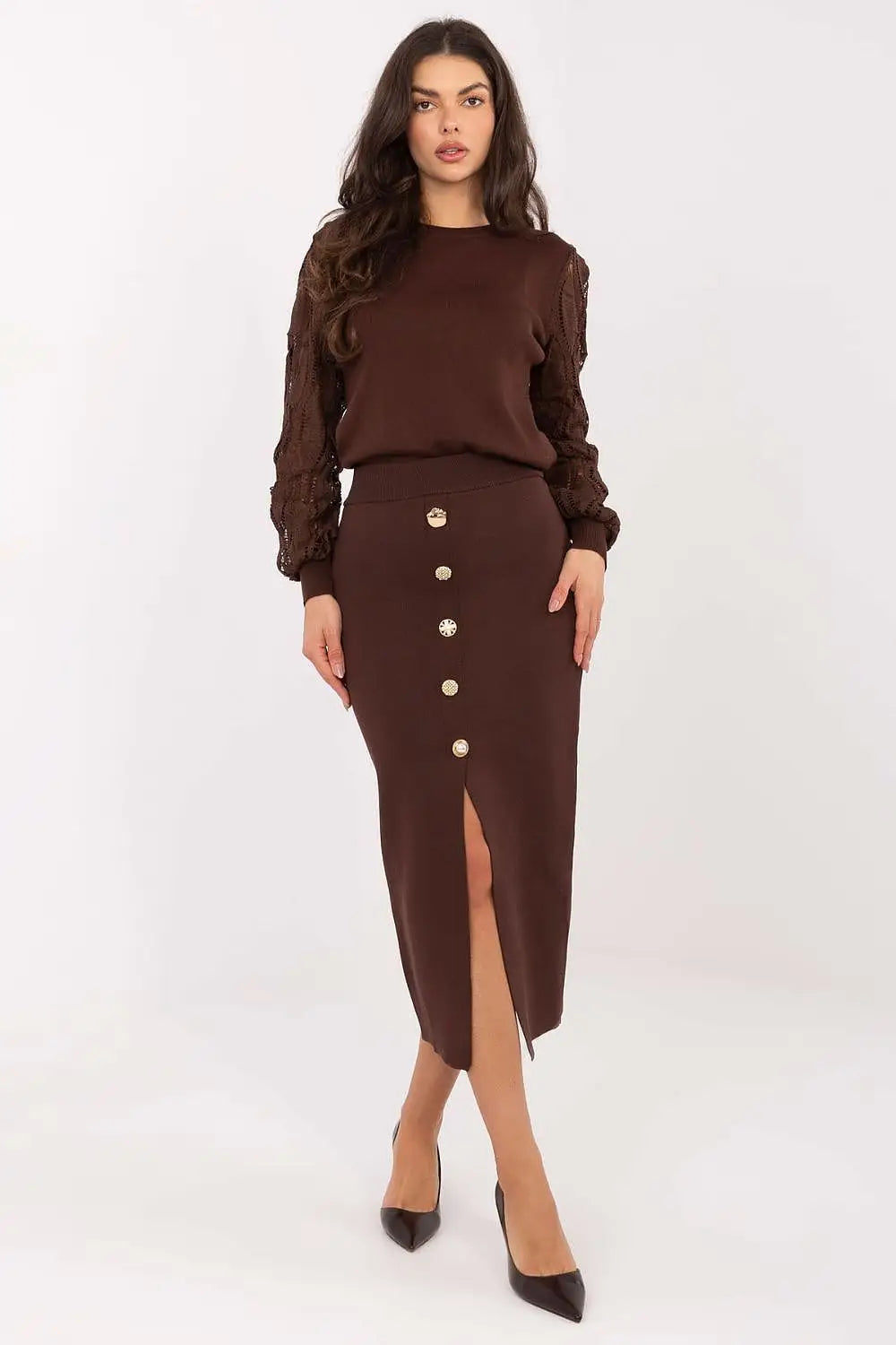 Gonna in maglia viscosa elasticizzata - 221847