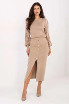 Gonna in maglia viscosa elasticizzata - 221847